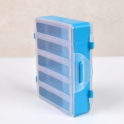 

Creative Design Blue Double-sided ABS Fishing Explosion Hook Storage Box Case