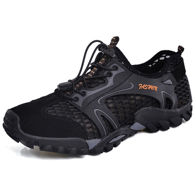 

Summer mens shoes breathable shoes mens net shoes 2019 new mesh summer tide shoes sports outdoor leisure hiking shoes