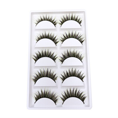 

〖Follure〗Party False Eyelashes Lashes Voluminous Eye Lashes 5 Pair Colorful Makeup Lashes