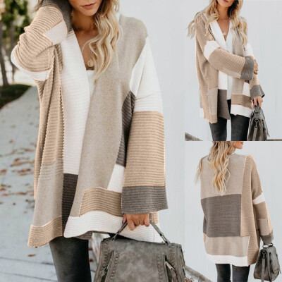 

Toponeto Women Ladies Winter long Sleeve Casual Loose Knitted Sweater Jumper Coat Tops