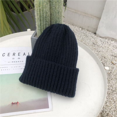 

Hat lady Korean version of the wool hat autumn winter mahair hat outdoor warm knitted head student hat wholesale