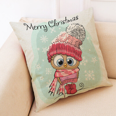 

〖Follure〗Christmas Home Decor Cushion Cover Graffi Style Throw Pillowcase Pillow Covers