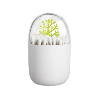 

Gobestart Creative Dustproof Cotton Swab Bud Holder Dispenser Organizer Storage Box Exotic