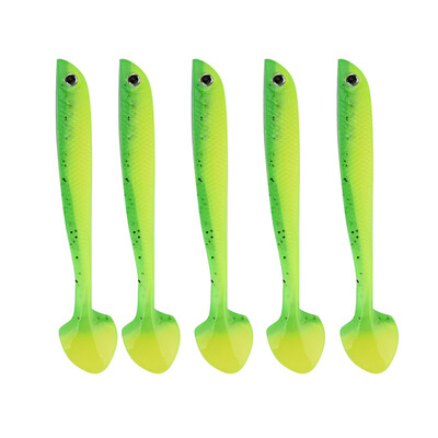 

Saidsome 5Pcs Lures Soft Bait 11cm Silicone Bait Worms Fishing Lure With Salt Fishing fishing bait fishing lure