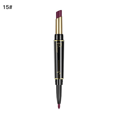 

Double Ended Long Lasting Lipliner Pencil Waterproof Matte Lipstick Moisturizer