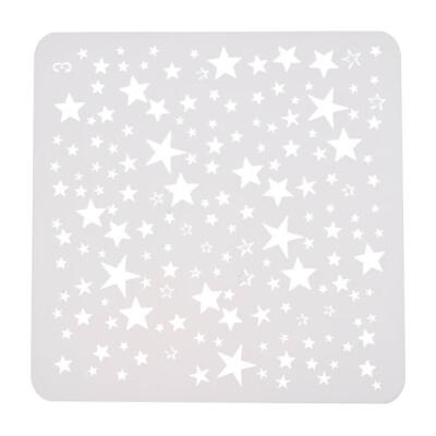 

Star Theme Hollow Lace Ruler Embossing Template DIY Photo Album Draw Tool