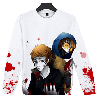 

3D Digital Print Pattern Casual Loose Round Neck Hoodie Long Sleeve Sweatshirt For Couple Men Women