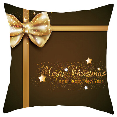 

Siaonvr Merry Christmas Short Plush Pillowcase Sofa Pad Set Home Decoration 18x18 Inch