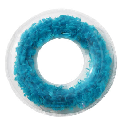 

Feather Decoration Inflatable Swimming Ring Water Pool Circle Armpit Float