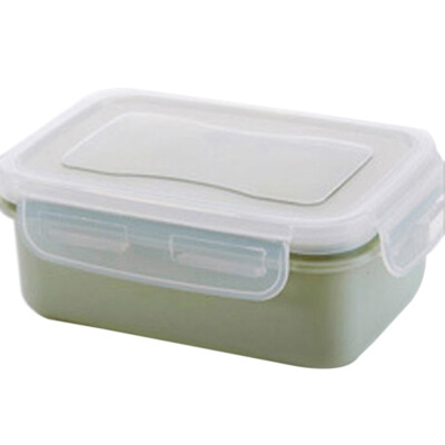 

Bento Box Lunch Plastic Storage Box Rectangular Round Sealed Kitchen Storage Box