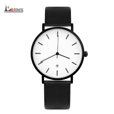 

Enmex simple design light steel neutral watch stereo simple lovers wrist when translating holiday gifts