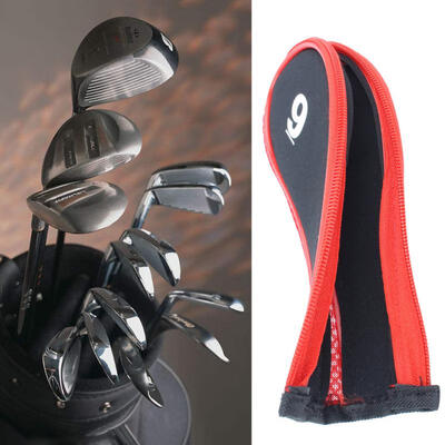 

Greensen 10pcs Golf Club Iron Head Covers Putter Protector Case Set Golf Accessory