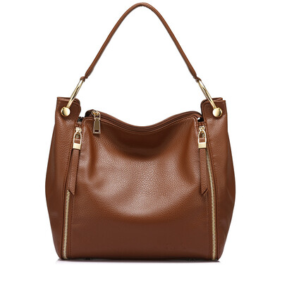 

REALER luxury handbags women bags designer fashion shoulder messenger bags ladies large tote bag with zipper PU leather handbag