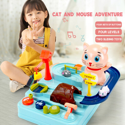 

Gobestart Big Adventure Cat Mouse Parking Parent-Child Interactive Game Toy