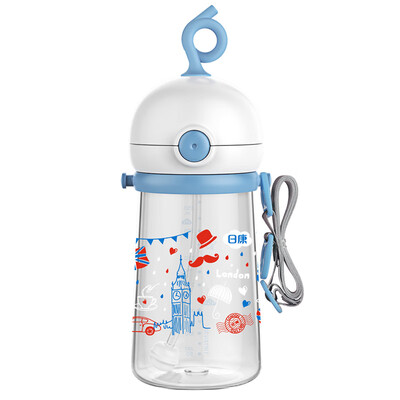 

Rikang rikang cup child sippy cup baby learning cup baby cup gravity ball drinking cup 350ml blue RK-B1031