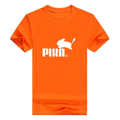 

2019 New Foreign Trade Pikachu Short-sleeved T-shirt Men And Women Shirts On Behalf Of The Hair