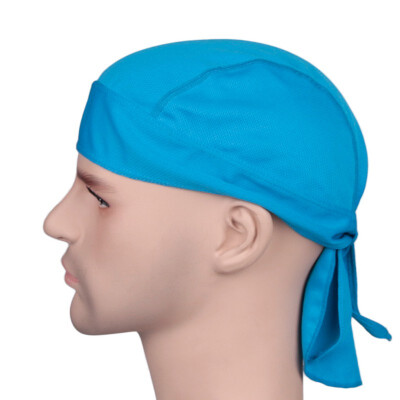 

Outdoor Quick Dry Solid Cycling Cap Headbands Head Scarf Headscarf Headband Summer Men Running Riding Pirate Hat Shape