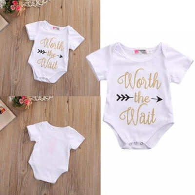 

Newborn Baby Bodysuit Cotton Romper Infant Boy Girl Jumpsuit Kids Clothes Outfit