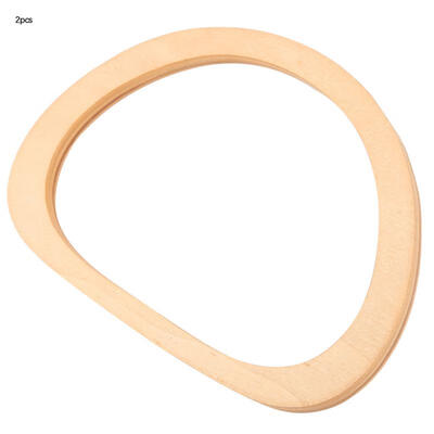

Greensen 2 Piece Small Wooden Handle for DIY Handmade Purse Handbag Accessories
