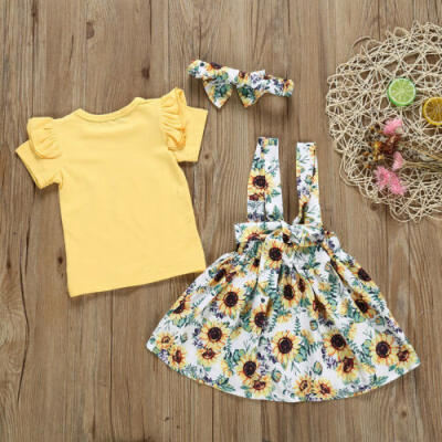 

CA Toddler Kids Baby Girls T-shirt TopsSkirt Dress Summer Outfits Clothes Set