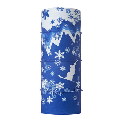 

Front arrow FENGJIAN outdoor sports headscarf riding headscarf men&women scarf seamless magic headscarf mask collar riding equipment blue snowflake