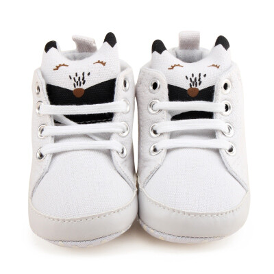 

Baby Shoes First Walkers Cartoon Fox Infant Baby Girls Boys Pram Crib Shoes Soft Sole Newborn Baby Boys Shoes Sneakers Prewalker