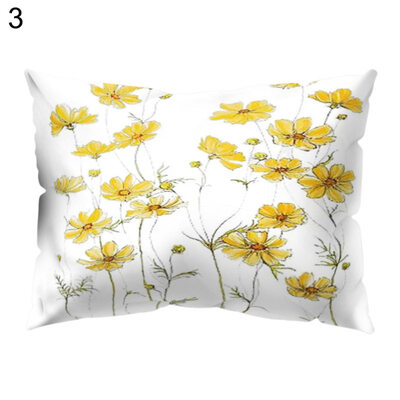 

Flower Bee Ice Cream Pillow Case Cushion Cover Sofa Bed Car Cafe Office Decor