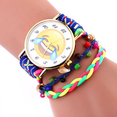 

Fashion Cute Bracelet Watch Women Gifts Student Watch with Hand Braided Watch Wristwatch