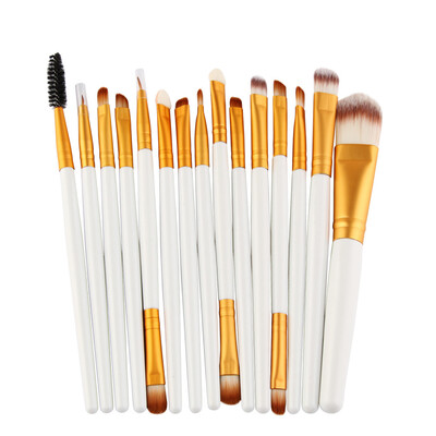 

〖Follure〗15pcsset Makeup Brush Set tools Make-up Toiletry Kit Wool Make Up Brush Set