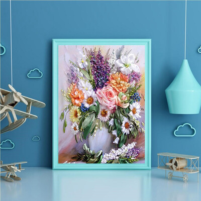 

Gobestart 5D Embroidery Paintings Rhinestone Pasted DIY Diamond Painting Cross Stitch Full Diamond