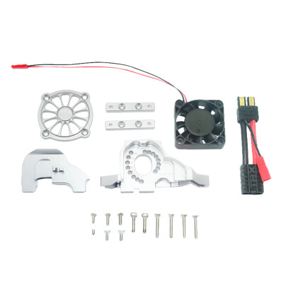 

Tailored Aluminum Alloy Motor Mount&Upper Cover With Cooling Fan Set For TRAXXAS TRX4