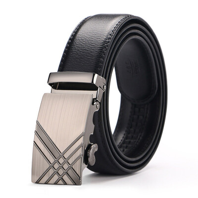 

Fashion Automatic Buckle Men Leather Jeans Luxury Belt designers High quality Alloy Buckle Brand Belts For Men