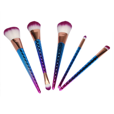 

〖Follure〗5Pcs Pro Makeup Cosmetic Brushes Set Powder Foundation Eyeshadow Lip Brush