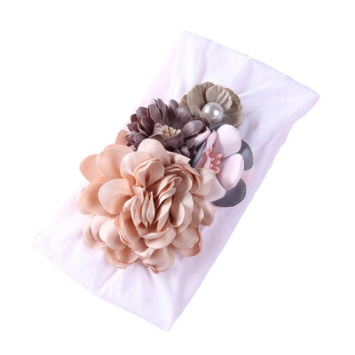 

Cute Baby Girls Princess Soft Flower Hairband Turban Headbands Wedding Party