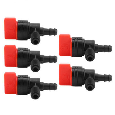 

Greensen 5PCS 90° Gas Fuel Shut Cut Off Valves 14 Inline for ATV Go Kart Mower Bike