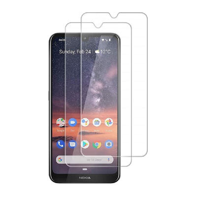 

2Pcs QULLOO 25D 9H Full Coverage Protection Film Tempered Glass Screen Protector for Nokia 32