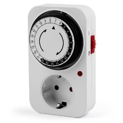 

24 Hours Plug-in Mechanical Timer Programmable Mini Timer Switch Smart Countdown Switch Socket UK Socket