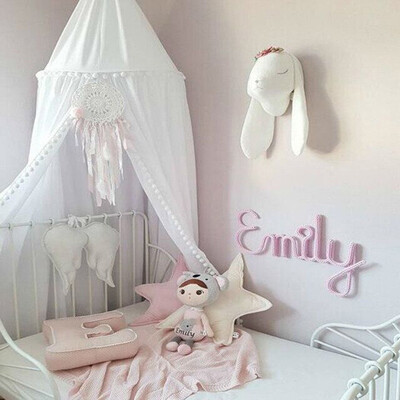 

Toponeto Baby Bed Canopy Bedcover Round Mosquito Net Curtain Bedd