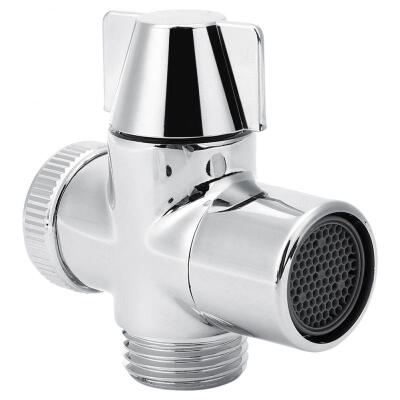 

Greensen M221 Female Thread Water Faucet Adapter Diverter Three-way Connector for Home Bathroom