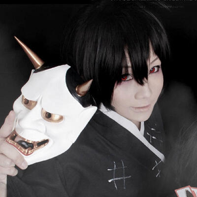 

Cosplay Japanese Buddhist Evil Oni Noh Hannya Mask Halloween Horror Mask