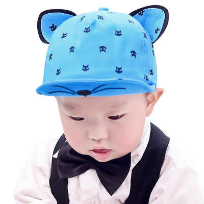 

Summer Baby Hats With Ears Baseball Cap Baby Boys Girls Sun Hat
