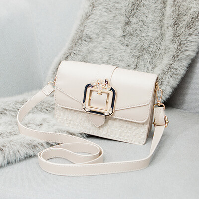 

On the new little girl quality feeling fashion wide shoulder belt oblique carry bag female 100 lap ins single shoulder small squar