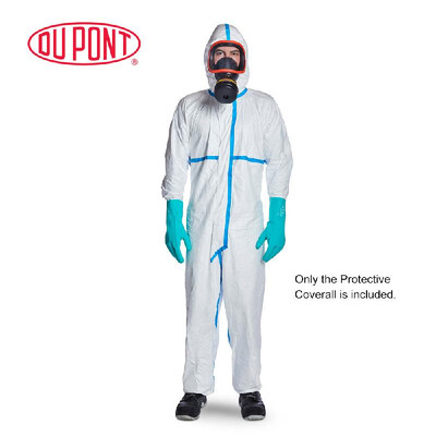

DU PONT Protective Coverall Safety Clothing Hooded Coverall Suit Anti ParticlesChemical Splash LXLXXLXXXL