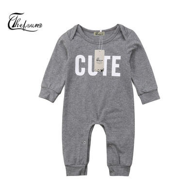 

Newborn Baby Girl Long Cute Romper Bodysuit Jumpsuit Playsuit Clothes Outfit