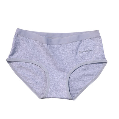 

Panties Women Sexy Cotton Solid Color Cotton Exquisite Soft Cotton Middle Waist Briefs Sweet Modern High Stretch Panties