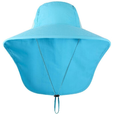 

Fishing Cap Wide Brim Unisex Sun Hat with Neck Flap for Travel Camping Hiking Boating