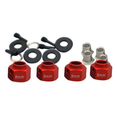 

Siaonvr 1 Set 8mm Widen Adapter Widening Kit for 110 RC Car TRX-4 TRX4