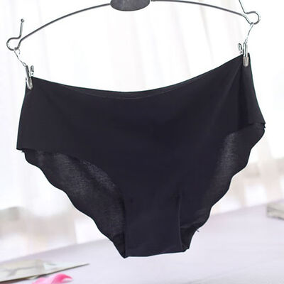 

2018 Hot Sale Fashion Women Seamless Ultra-thin Solid Underwear Girls s Panties Intimates Breathable briefs drop shipping V2