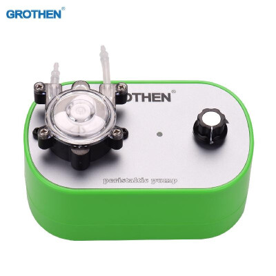 

GROTHEN G728-1 Peristaltic Liquid Dosing Pumps with Single Pump Head Stepless Speed Flow Control Small Hydraulic Equipment for Aqu