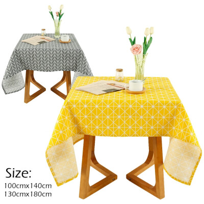 

Table Cloth Rectangle Table Cover Kitchen Tablecloth Waterproof Oil-proof Stain-resistant